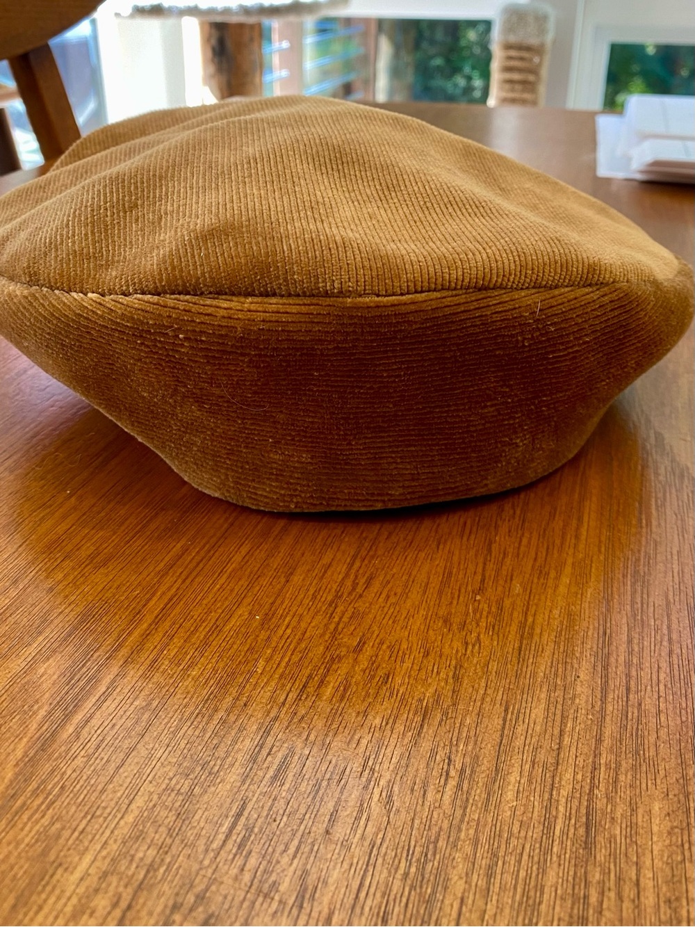 Brixton Corduroy Beret Brown Medium